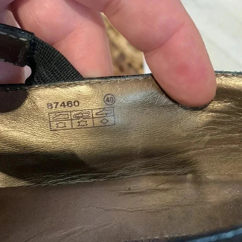 Josef Seidel  Leather Wedge Sz 40 - Picture 6 of 8